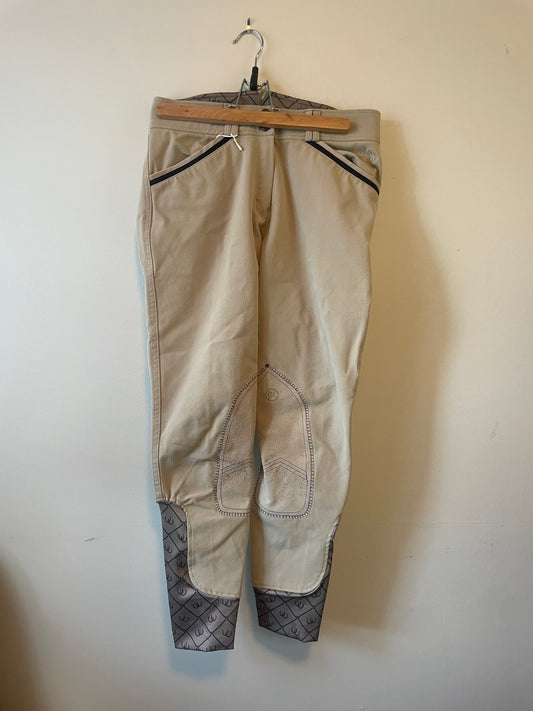 Ovation beige breeches sz28