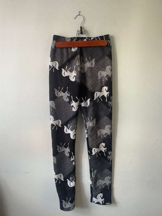Horse pattern sweatpants sz S